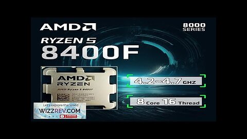 AMD Ryzen 5 8400F New R5 8400F 6 Cores 12 Threads 4.2GHz Review