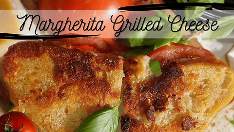 Irresistible Margherita Grilled Cheese Recipe | Crispy, Cheesy, & Full of Flavor