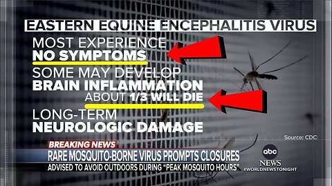 Warning! Deadly mosquito virus with no symptoms & 33% death rate! "Voluntary" lockdowns being issued