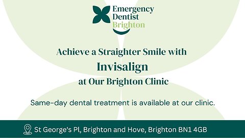 😁 Straighten Your Smile with Invisalign!