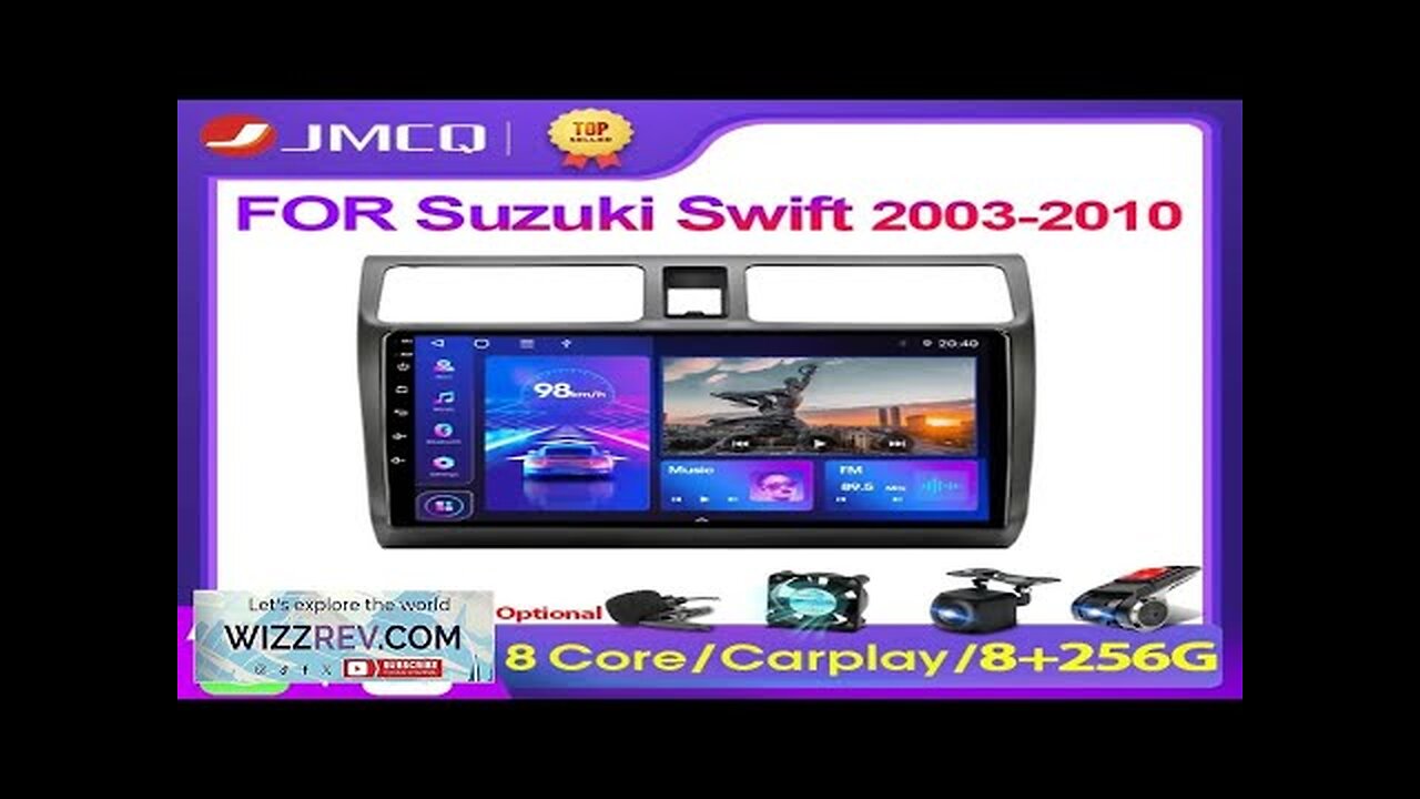 JMCQ 2din Android 11 Car stereo Radio Multimidia Video Player Navigation GPS Review