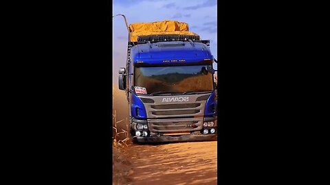 Have you ever seen a truck like this_ dominating the land and the asphalt