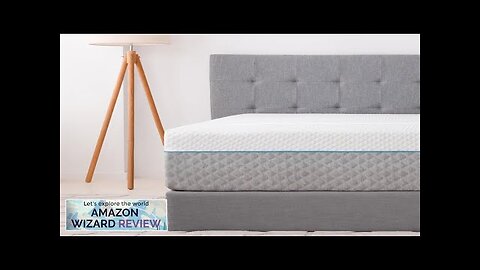 Queen Mattress 14 Inch Charcoal Gel Memory Foam Mattress Bed in Review