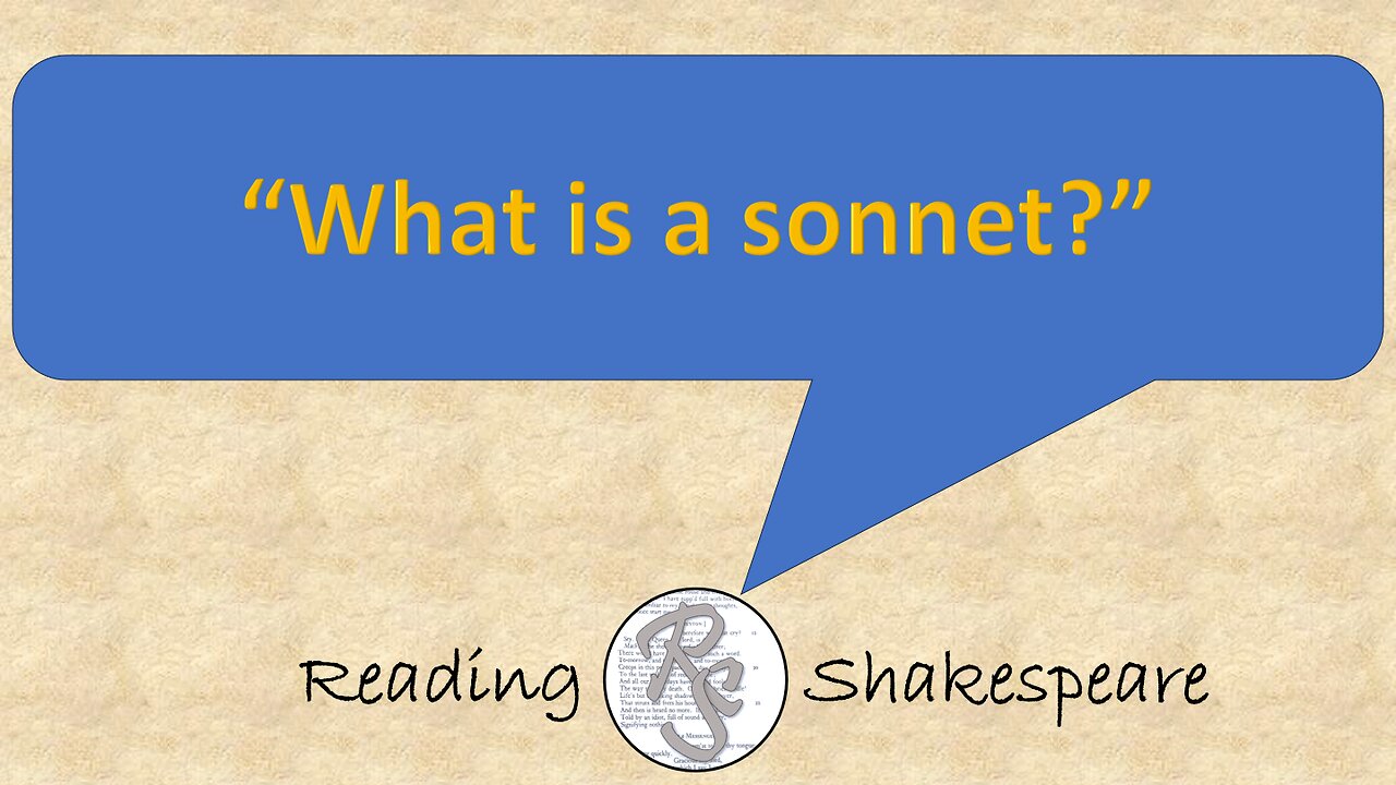 What is a sonnet?