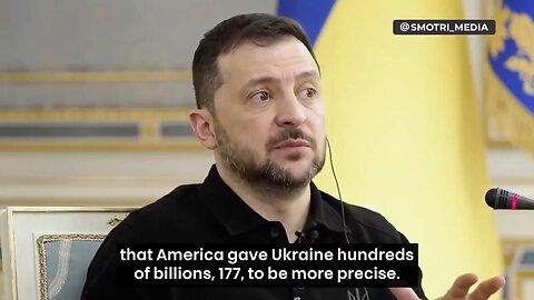 Zelenskyy Says Ukraine Only Got $75B Of The $177B Sent From U.S., Has No Idea Where Over $100B Went