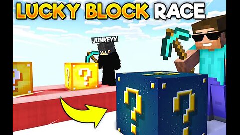 Extreme LUCKY BLOCK RACE in Minecraft