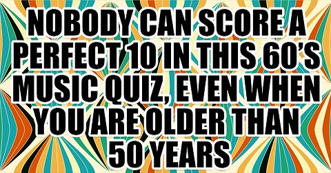 60's music quiz