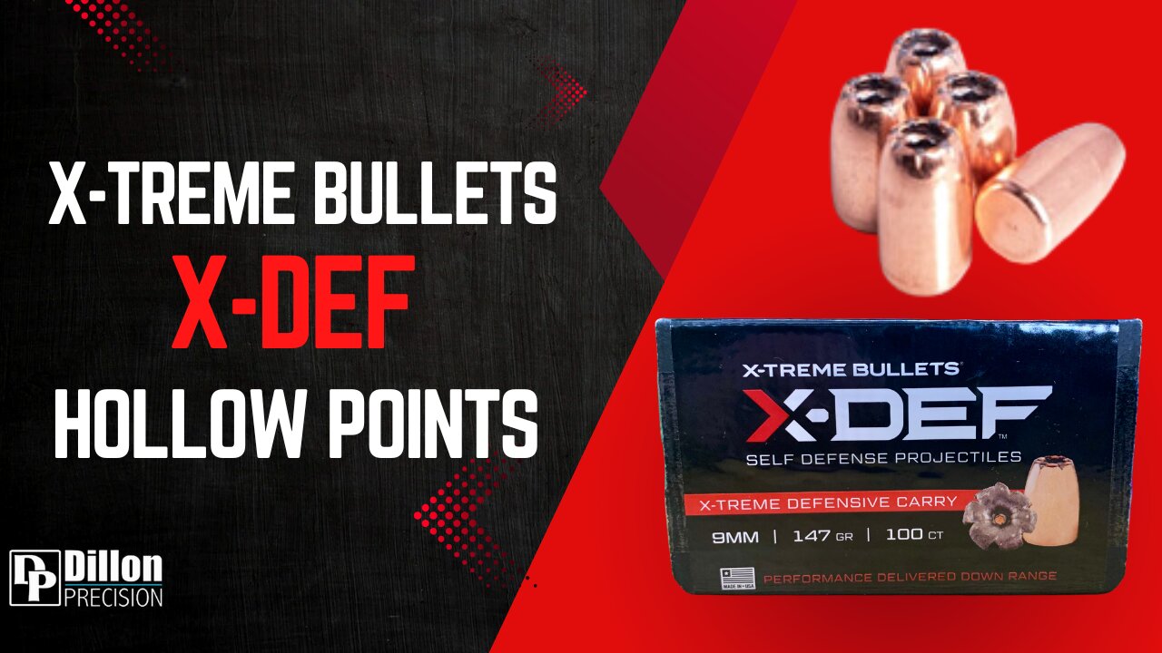 Reloading 9mm Xtreme Bullets 147gr X-DEF on the Dillon RL 550C