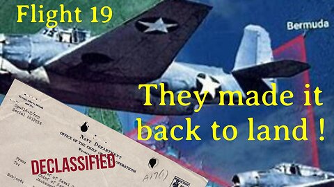 Flight 19: The Overlooked Evidence That Solves It All! Bermuda Triangle declassified documents