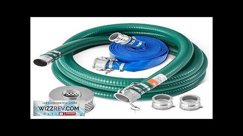 VEVOR Suction Hose Kit for Water Pump 2 in x 20 ft Review