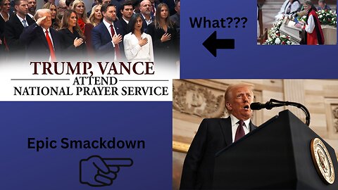 Let's go over the epic Inaugural Smackdown! And what kind of sermon was that? Wow!