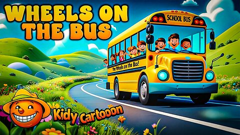 Wheels on the Bus | @Kidy Cartooon Nursery Rhymes & Kids Songs