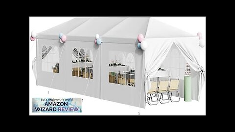 Flamaker Party Tent 10'x30' Outdoor Wedding Canopy Tents for Parties with Removable Review