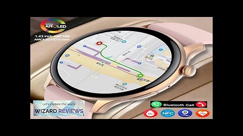 2024 True AMOLED Smart Watch Ladies Screen Always Show Time 466*466 HD Review