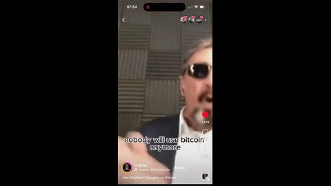 John McAfee being anti Bitcoin