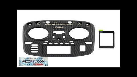 RadioMaster Boxer Remote Control Carbon Fiber Faceplate Set Replacement Part Review