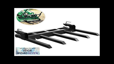 VEVOR Debris Forks for 48" Bucket Clamp-on Forks for Tractor 2500LBS Loading Review