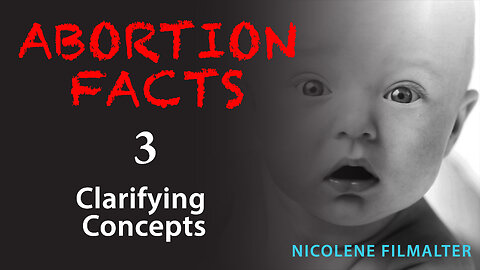 Nicolene Filmalter - ABORTION FACTS: 3. Clarifying Concepts