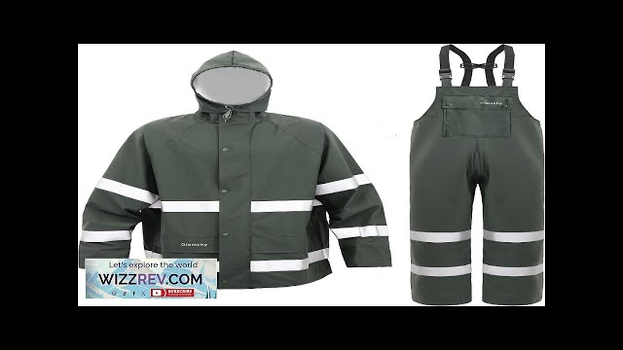 Rain Suit For Men & Women Waterproof Heavy Duty Rain Gear Outdoor Review