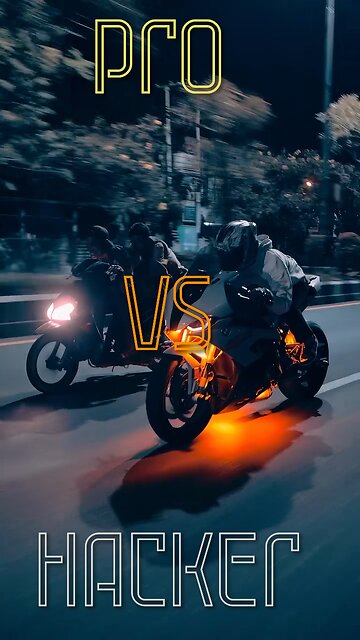Unreal Late-Night Vibes : "PRO VS HACKER" 🏍🔥