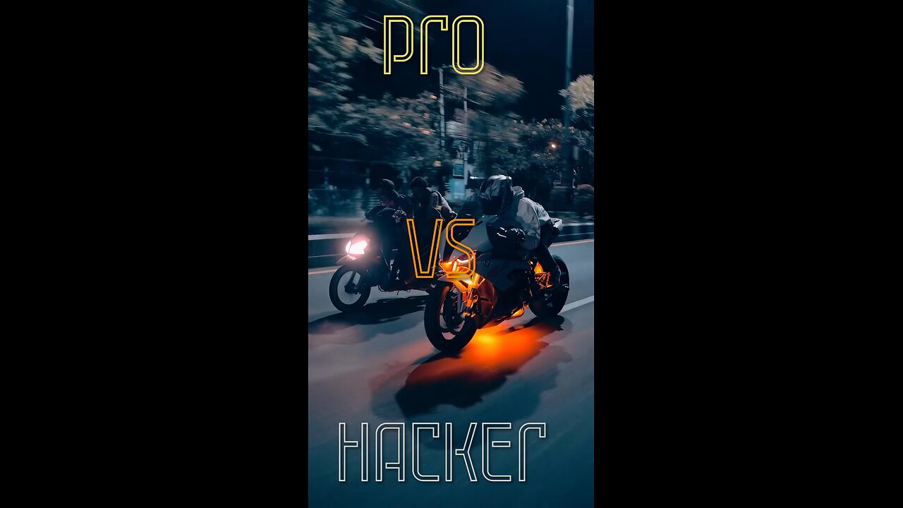 Unreal Late-Night Vibes : "PRO VS HACKER" 🏍🔥