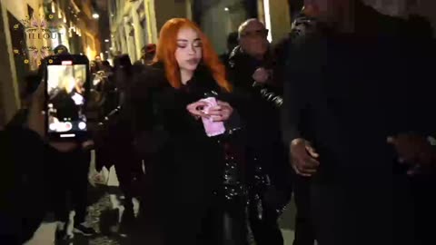 Ice Spice Mobbed by Fans as She Leaves Ray-Ban Party in Milan with Heavy Security!