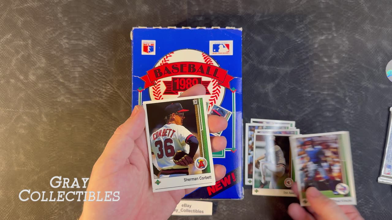 1989 Upper Deck Baseball Low Series Pack Unsealing 1 - Gray Collectibles