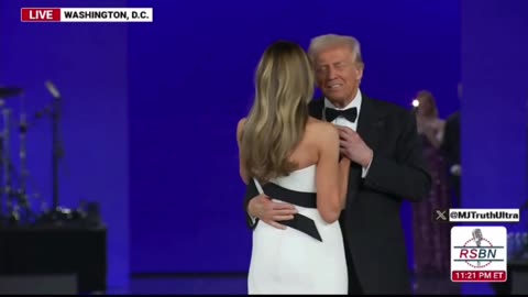 Donald & Melanie Trump Dance to “Glory, Glory Hallelujah” at the Inaugural Ball