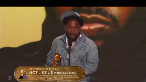 Kendrick Lamar just won a Grammy for "Not Like Us" Drake a "certified pedoph*le"