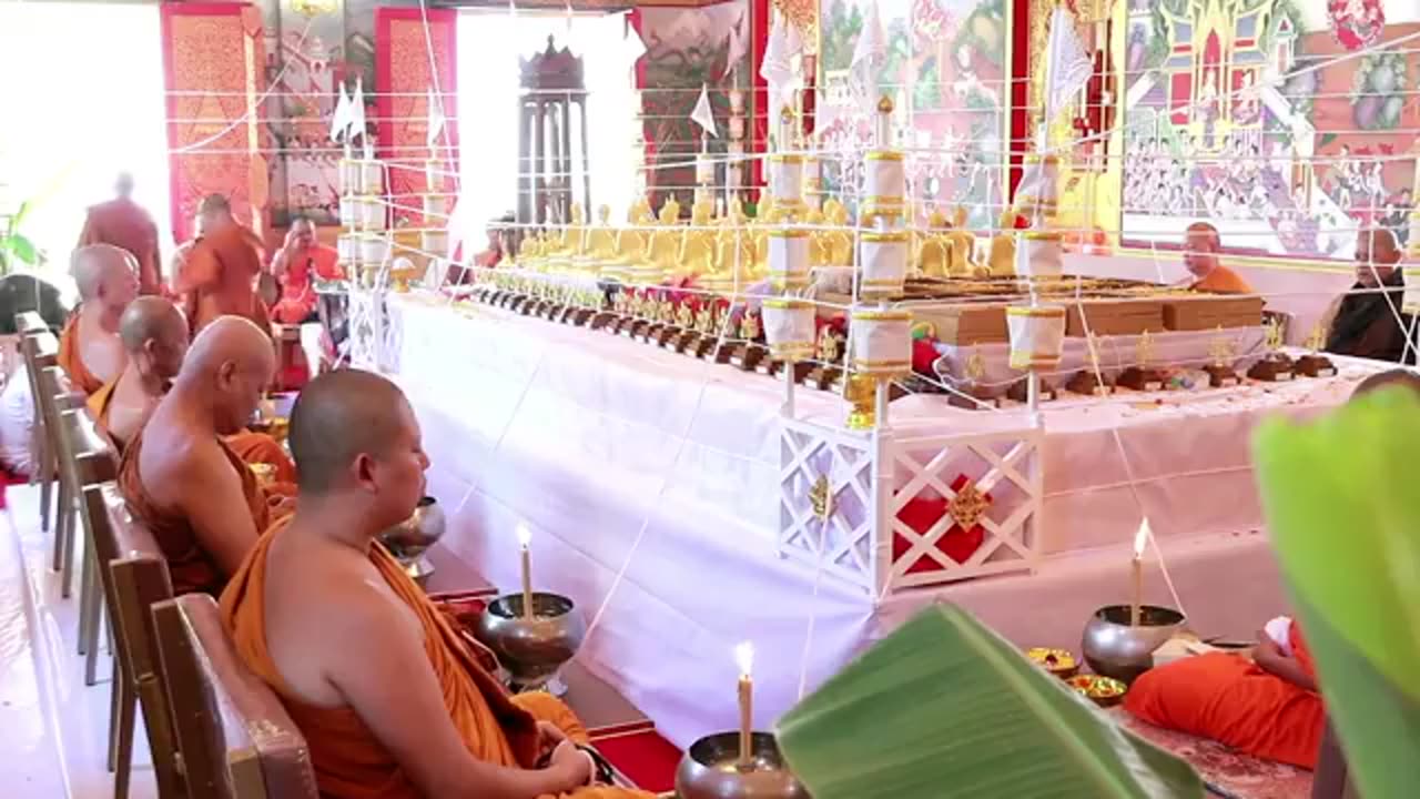 พิธีพุทธาภิเษกวัตถุมงคลฉลองอุโบสถตัดหวายลูกนิมิต ณ วัดสะแกซึง จังหวัดนครนายก