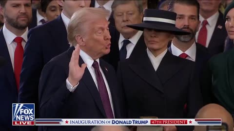 President Donald Trump inaugurated as 47th President of the United States THE STORM HAS ARRIVED