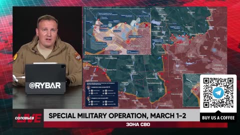 ❗️🇷🇺🇺🇦🎞 RYBAR HIGHLIGHTS OF THE RUSSIAN MILITARY OPERATION IN UKRAINE ON Mar.1-2, 2025