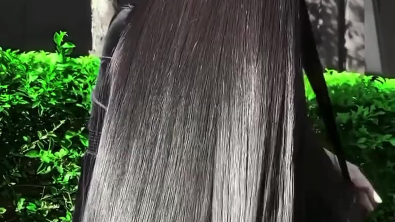 Black Long Silky Hairs sexy girls