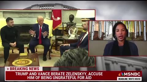 Susan Rice about the Zelensky meeting with President Trump