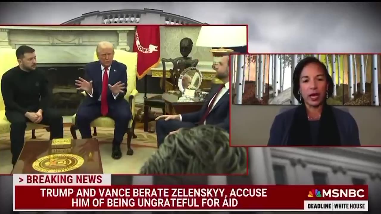 Trump Susan Rice Susan Rice about the Zelensky meeting with President Trump