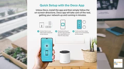 TP-Link Deco AX3000 WiFi 6 Mesh System (Deco X55)