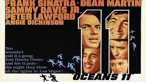 𝕆𝕔𝕖𝕒𝕟'𝕤 𝟙𝟙 (1960 Full Movie) | Comedy/Crime | Frank Sinatra, Dean Martin, Sammy Davis Jr., Peter Lawford, Angie Dickinson.