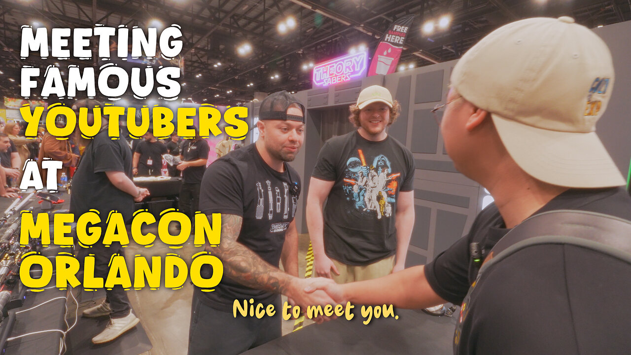 Meeting Youtubers at Megacon Orlando 2025