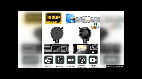 Dash Cam for Cars, 1080P Full HD Front & Inside Car Driving Review