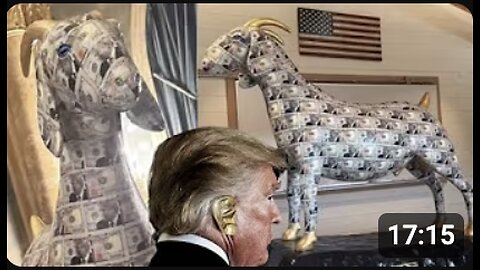 "IN TRUMP WE TRUST!" GOLDEN HOOFED BAPHOMET STATUE ON DISPLAY AT TRUMP'S MAR-A-LAGO HOME!
