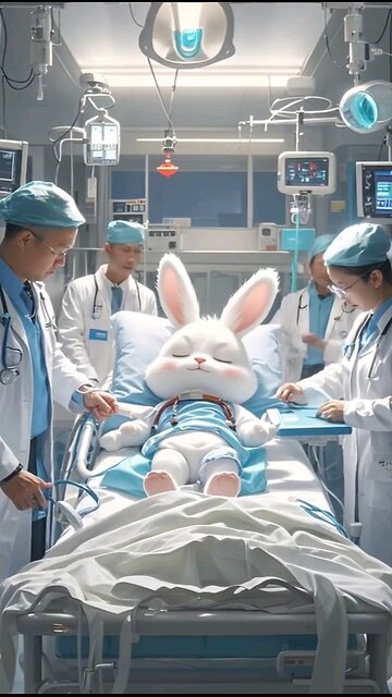 cut cat lover story with rabbit