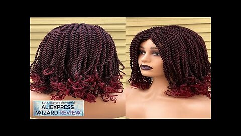 Box Braided Wigs For Black Women Crochet Hair 2 Twist Ombre Bug Review