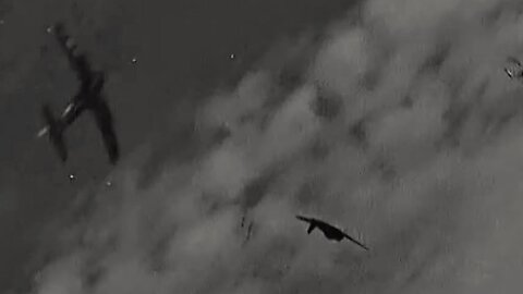 US Navy air to air gun camera in the Pacific Theater circa January 1945