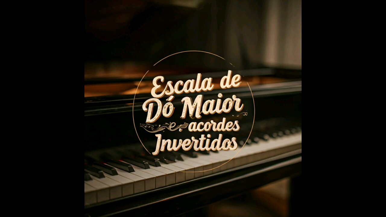 Escala de dó maior e acordes invertidos de Dó