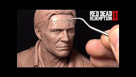 Sculpting Arthur Morgan Riding His Horse - Red Dead Redemption 2 Fan Art Sculpture