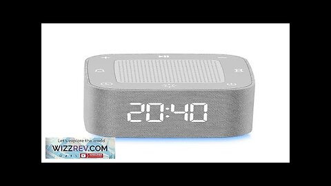 800mAh White Noise Sleep Aid Alarm Clock 8-Color Night Light 32 Soothing Review