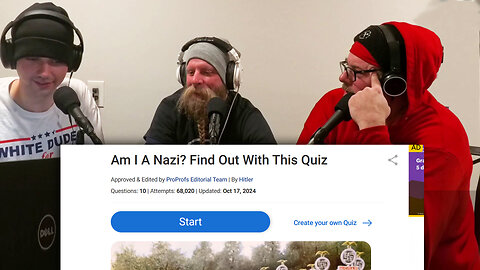 "AM I A NAZI?" QUIZ - THE GANG TAKES THE TEST!