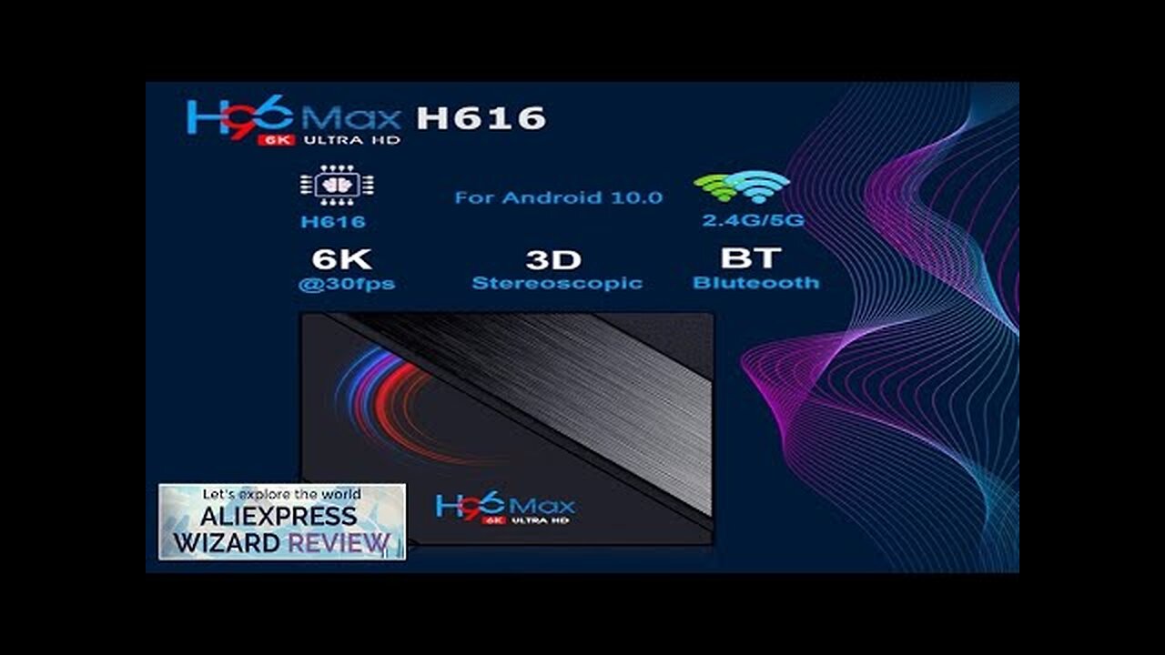 H96 MAX Smart TV Box 16GB 32GB 64GB Allwinner H616 Quad Core Review