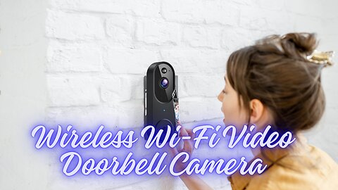 Wireless Wi-Fi Video Doorbell Camera: AI Motion Detection & More #doorbellcamera #doorbell