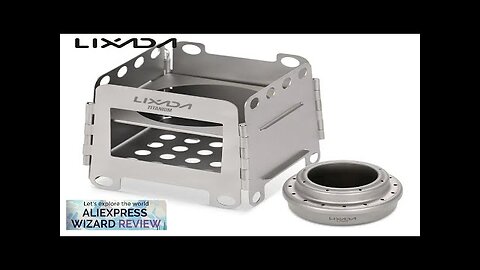 Lixada Portable Folding Wood Stove Titanium Lightweight Pocket Stove with Mini Alcohol Review